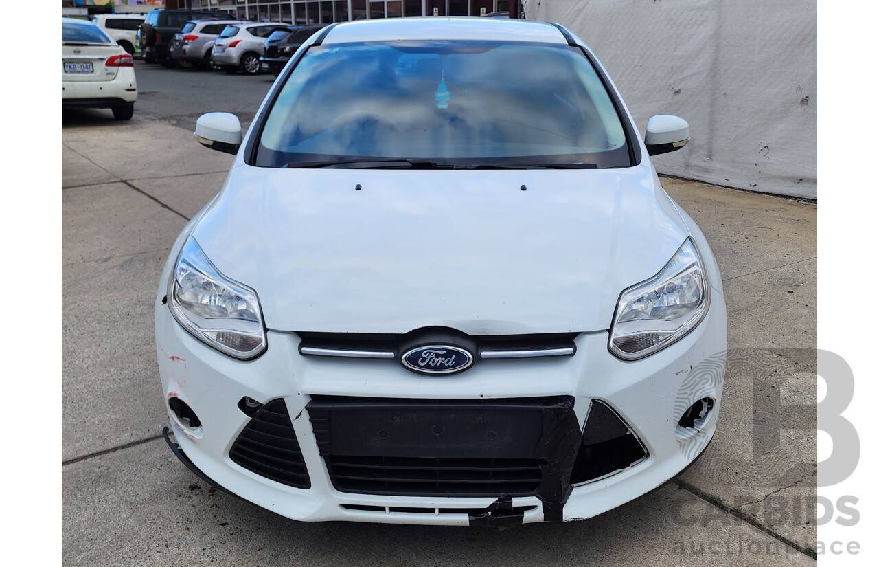 2/2013 Ford Focus Trend LW MK2 5d Hatchback White 2.0L