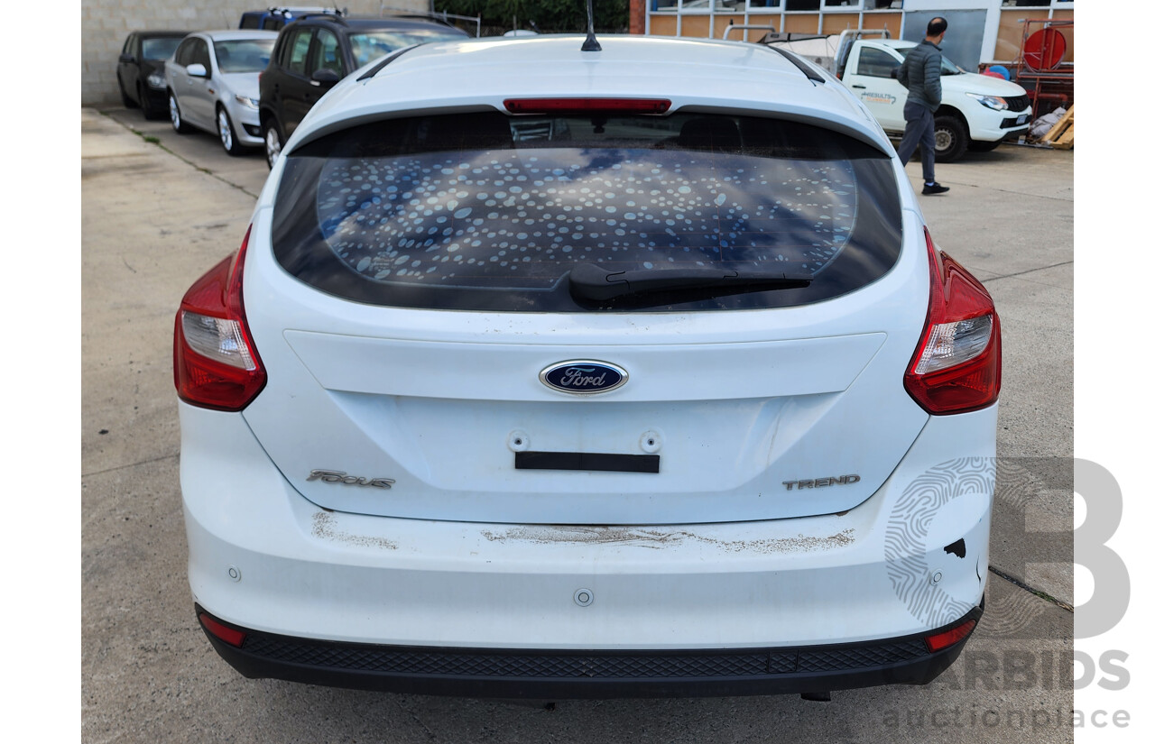2/2013 Ford Focus Trend LW MK2 5d Hatchback White 2.0L