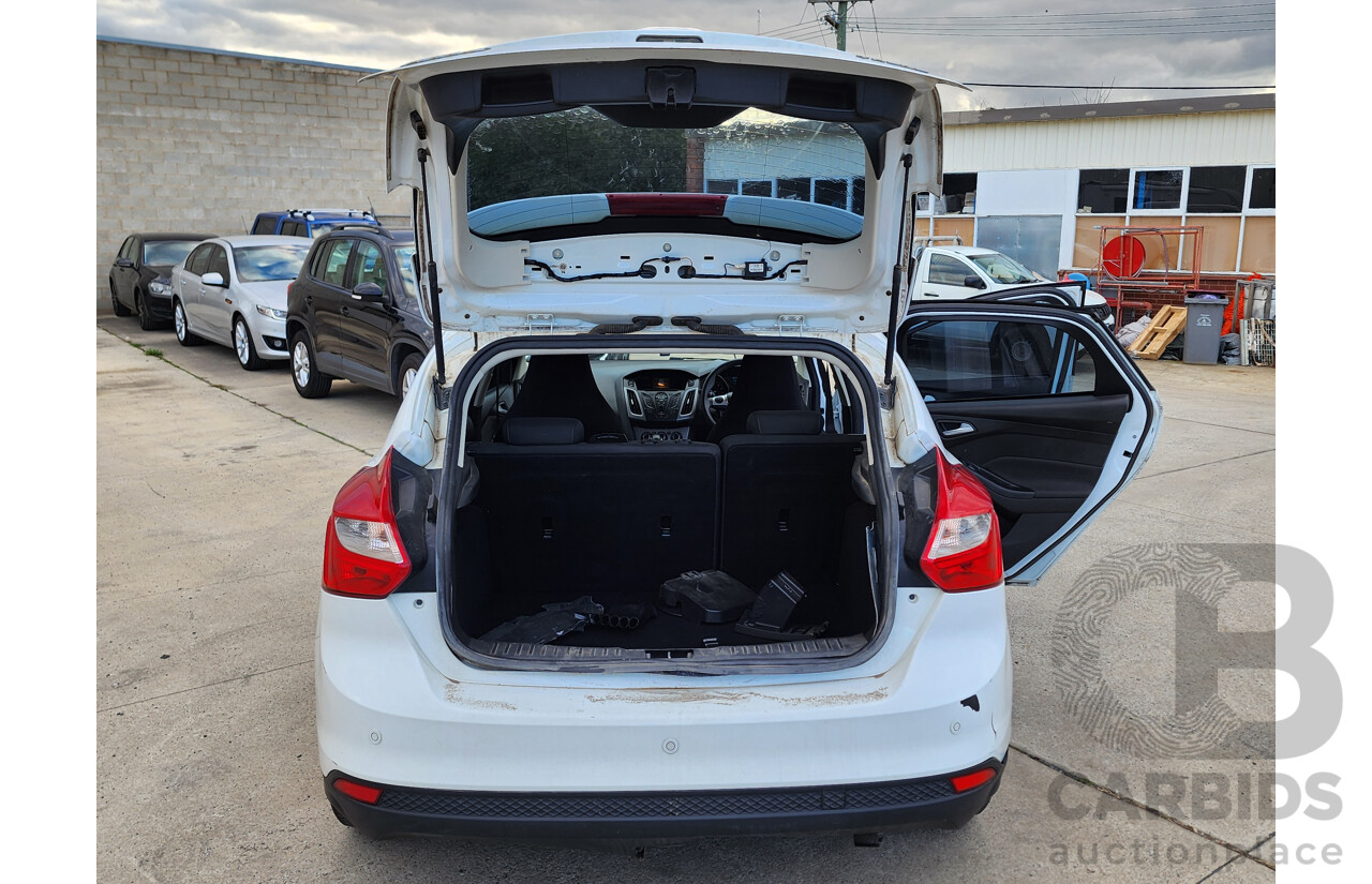 2/2013 Ford Focus Trend LW MK2 5d Hatchback White 2.0L