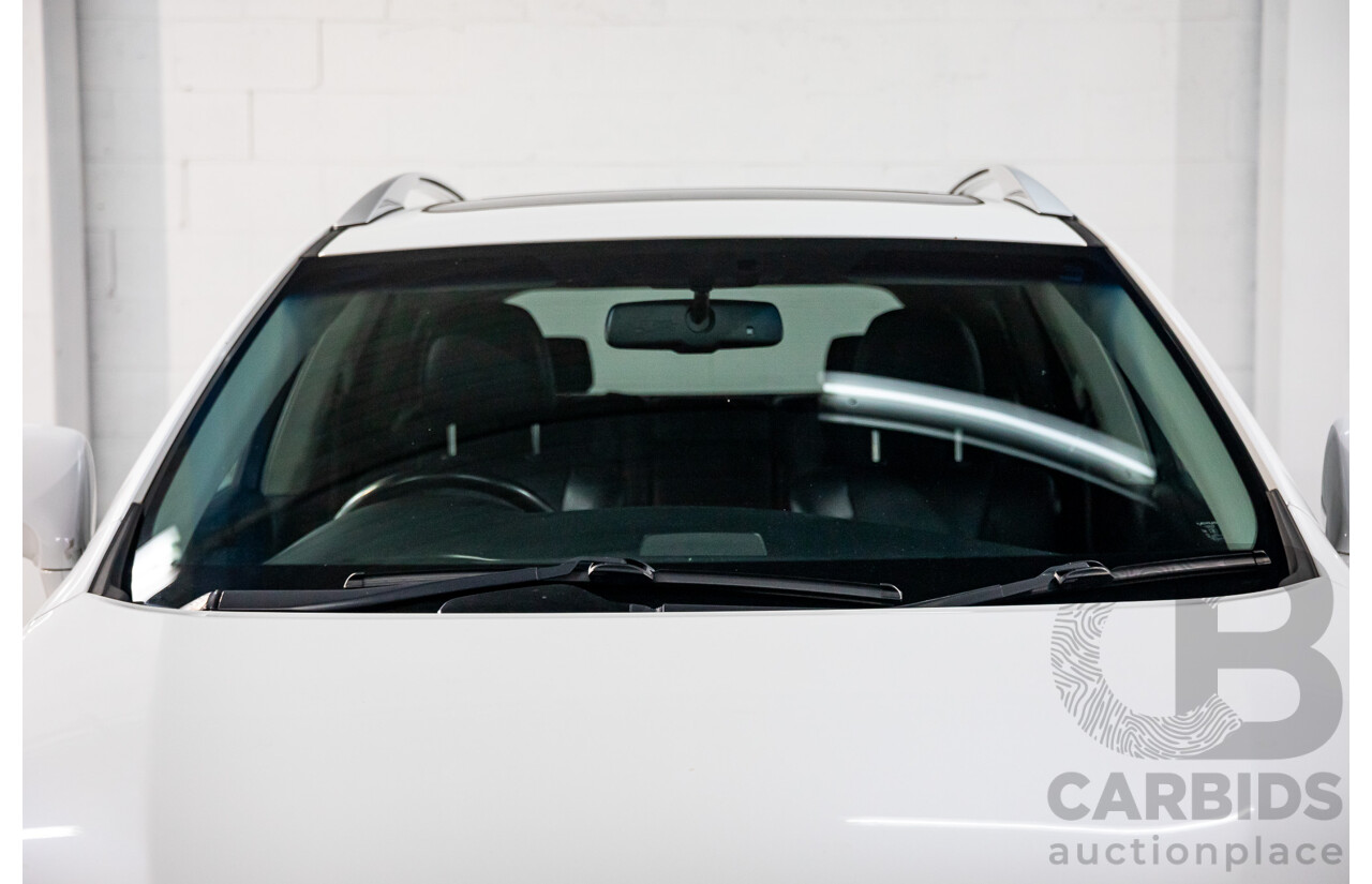 9/2013 Lexus RX350 Luxury GGL15R MY12 4d Wagon White Pearl V6 3.5L