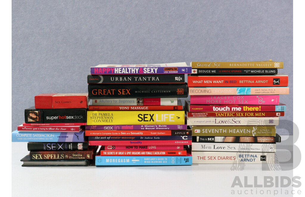 Large Collection Books Regarding Sexuality, Tantra and More