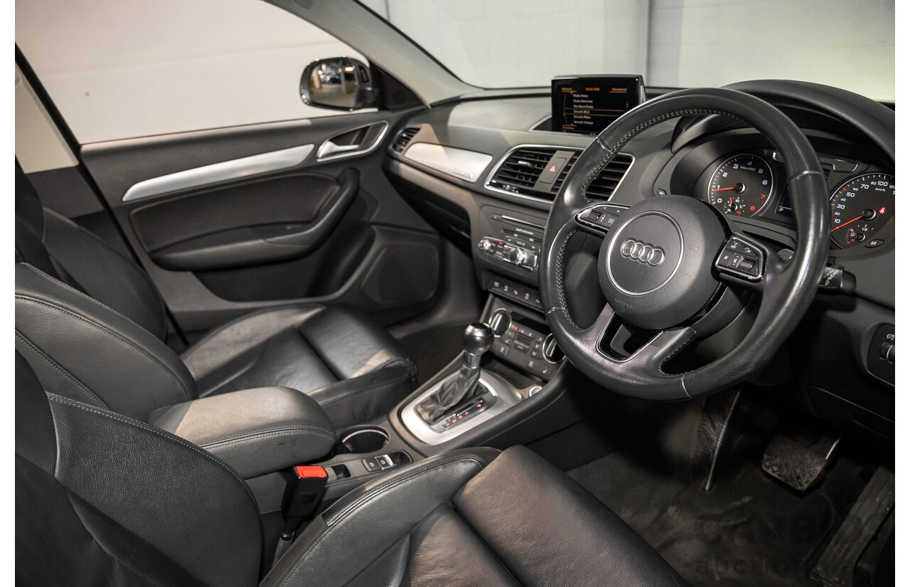 01/2017 Audi Q3 2.0 TFSI Quattro Sport (132kW AWD) 8U MY17 4d Wagon Monsoon Grey Metallic Turbo 2.0L