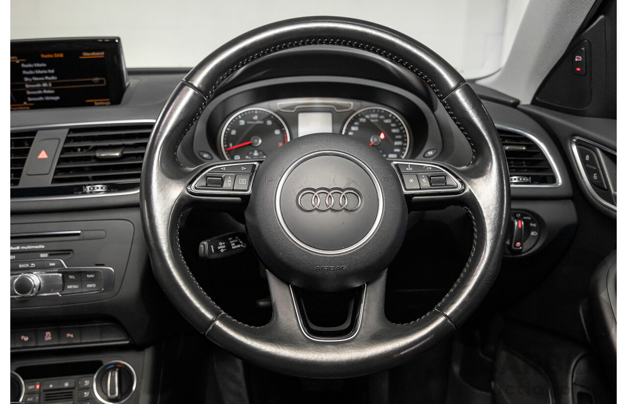 01/2017 Audi Q3 2.0 TFSI Quattro Sport (132kW AWD) 8U MY17 4d Wagon Monsoon Grey Metallic Turbo 2.0L