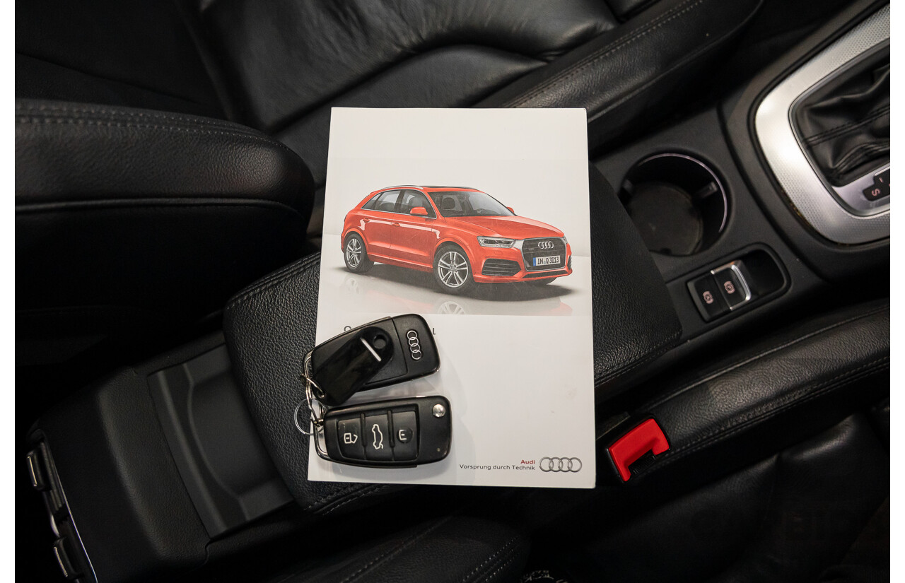 01/2017 Audi Q3 2.0 TFSI Quattro Sport (132kW AWD) 8U MY17 4d Wagon Monsoon Grey Metallic Turbo 2.0L