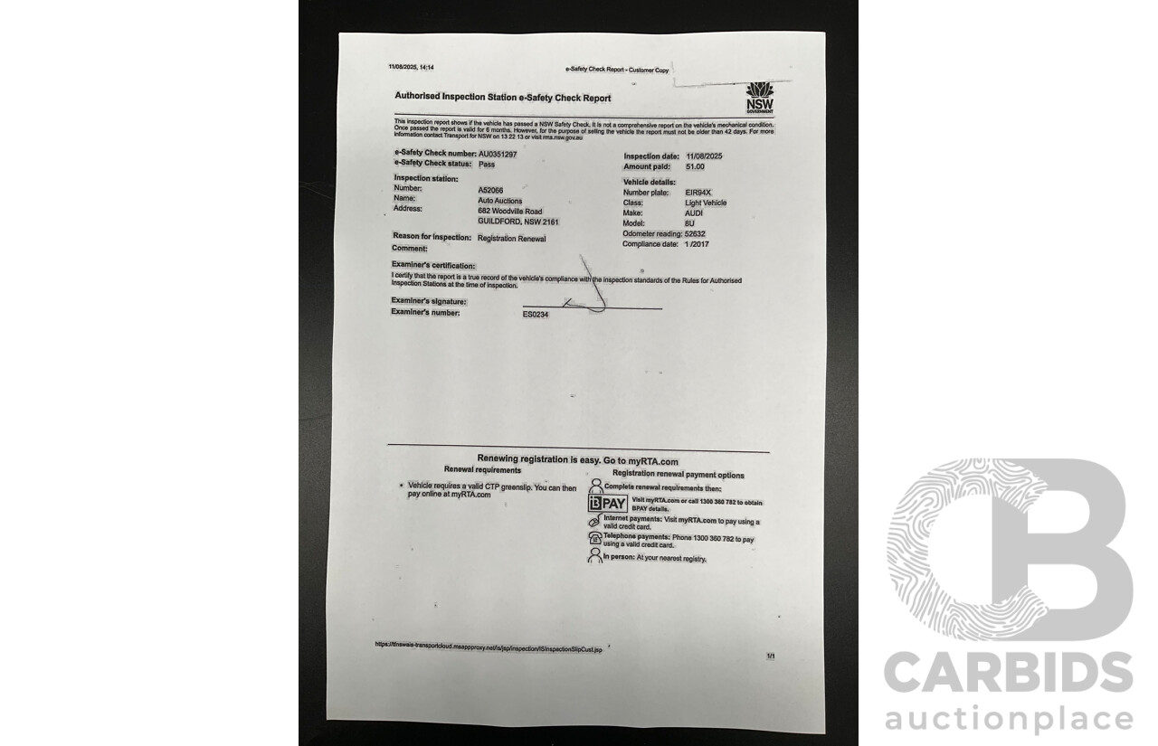 01/2017 Audi Q3 2.0 TFSI Quattro Sport (132kW AWD) 8U MY17 4d Wagon Monsoon Grey Metallic Turbo 2.0L