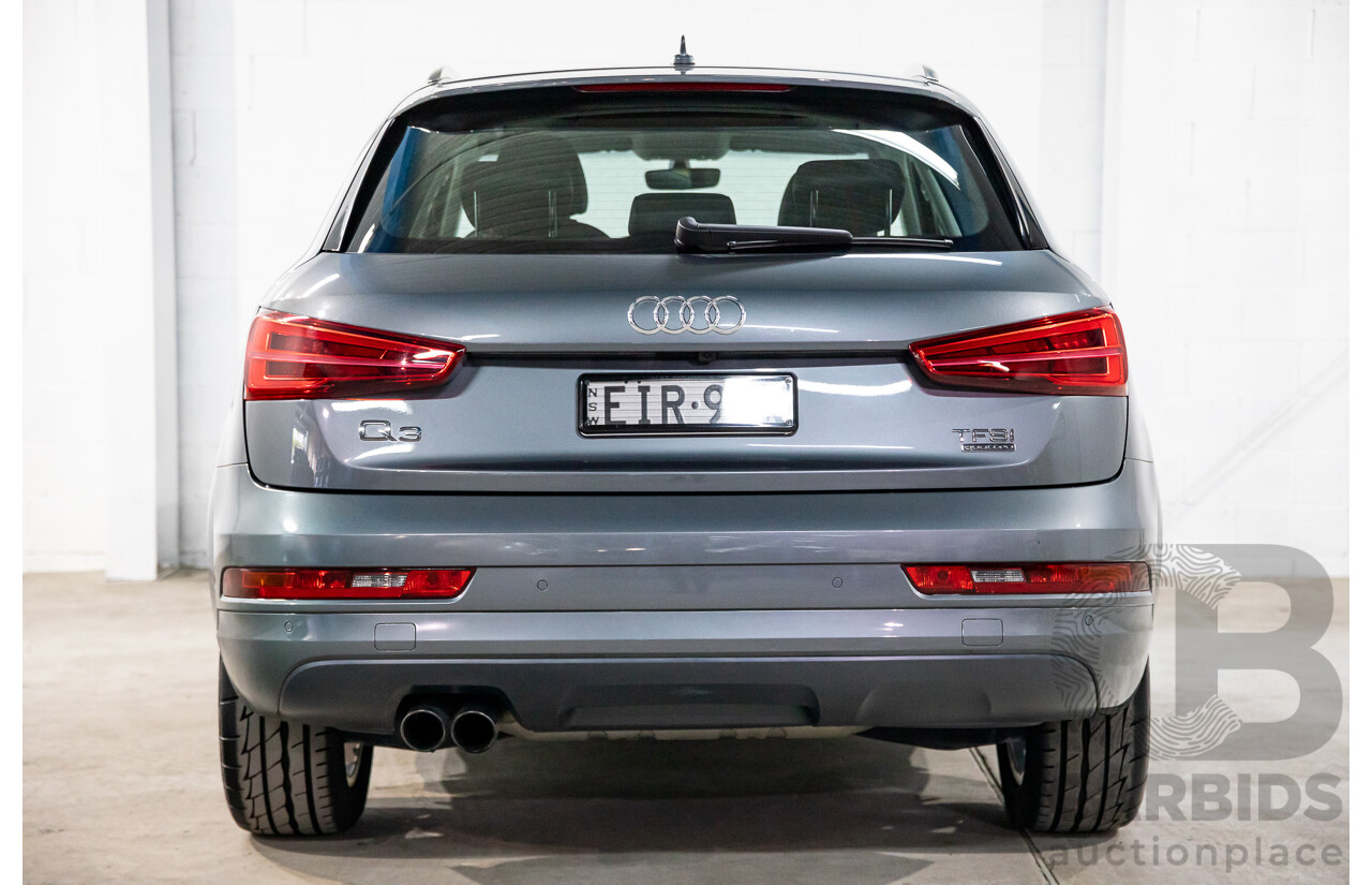 01/2017 Audi Q3 2.0 TFSI Quattro Sport (132kW AWD) 8U MY17 4d Wagon Monsoon Grey Metallic Turbo 2.0L