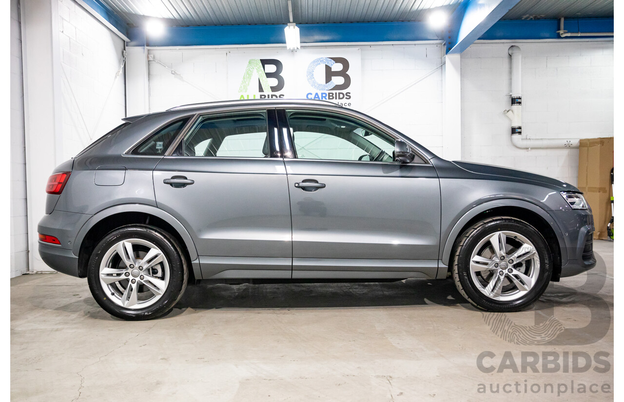 01/2017 Audi Q3 2.0 TFSI Quattro Sport (132kW AWD) 8U MY17 4d Wagon Monsoon Grey Metallic Turbo 2.0L