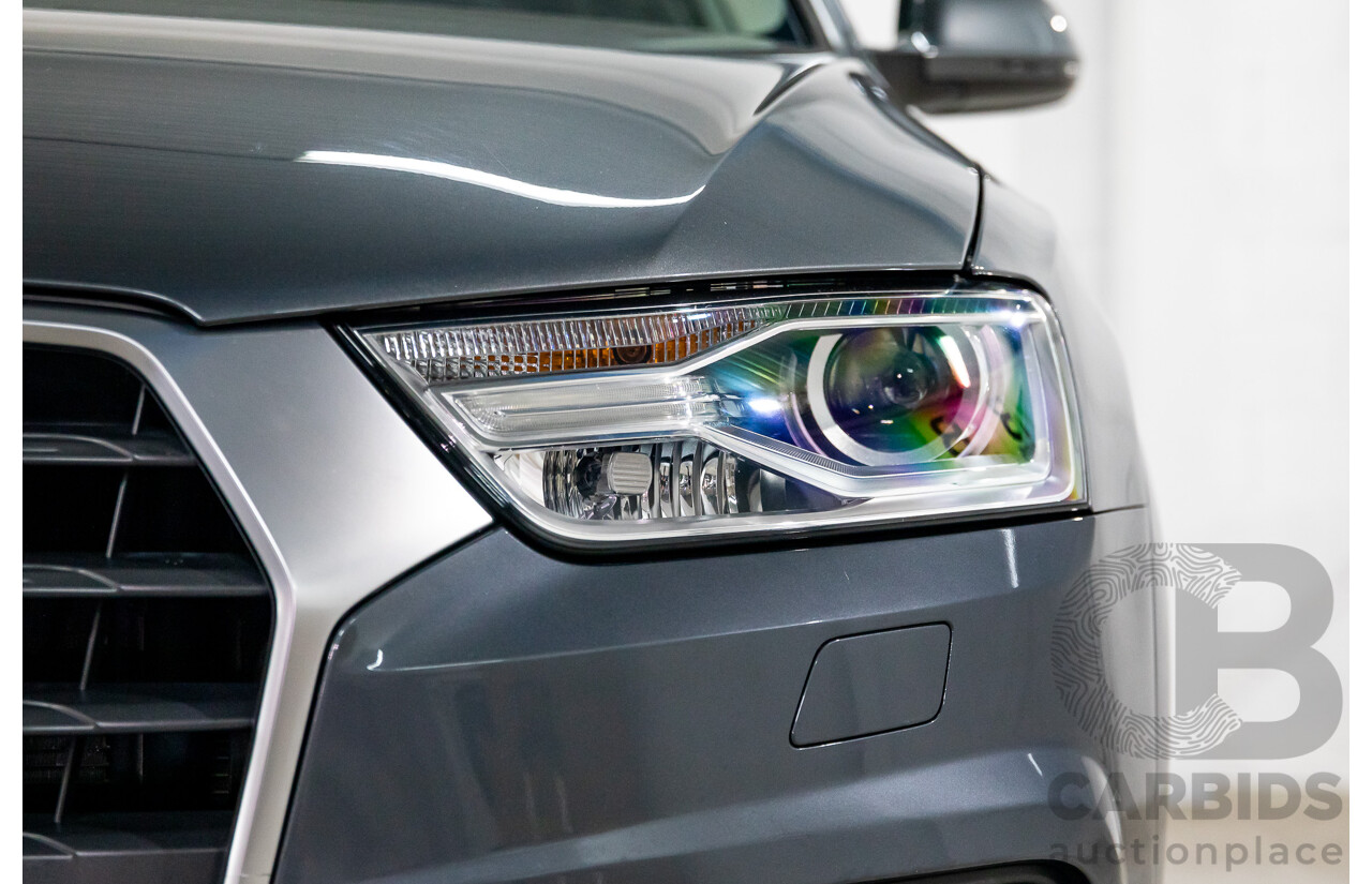 01/2017 Audi Q3 2.0 TFSI Quattro Sport (132kW AWD) 8U MY17 4d Wagon Monsoon Grey Metallic Turbo 2.0L
