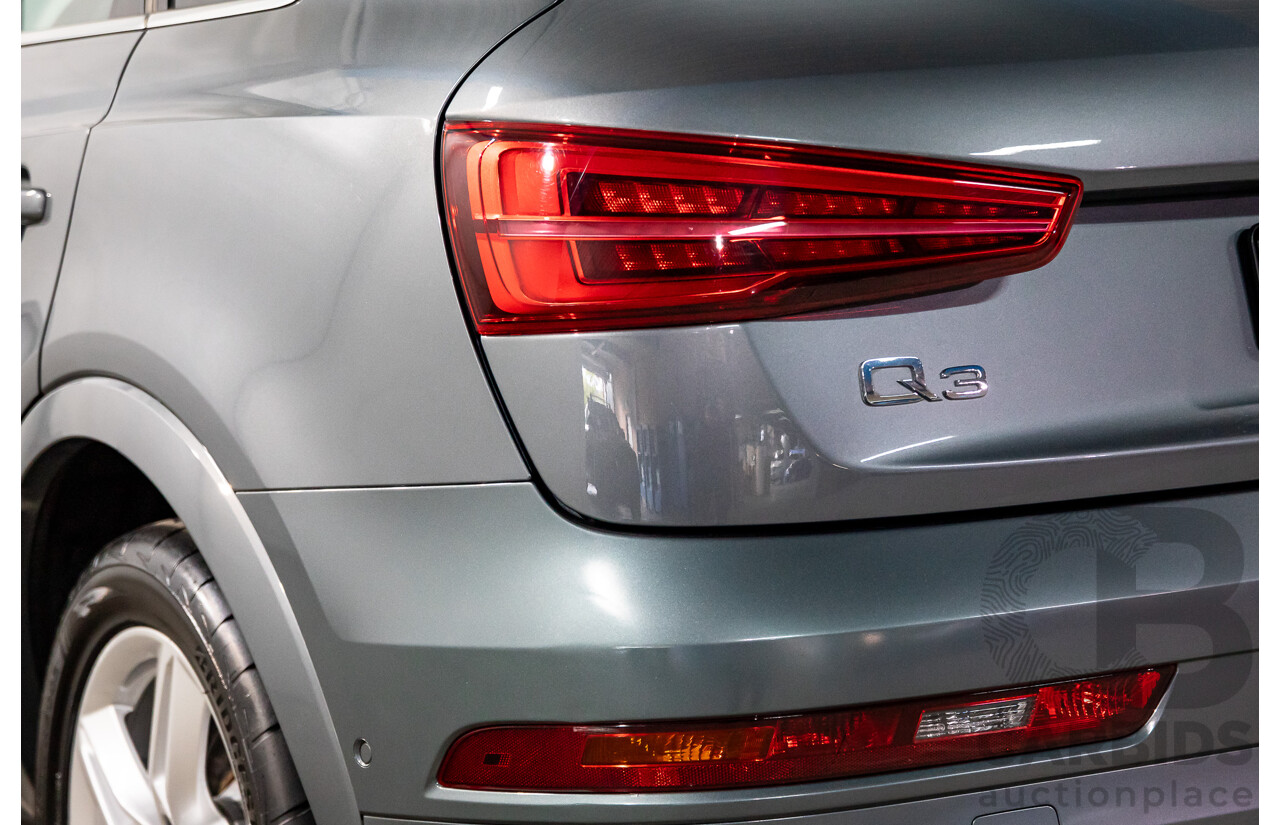 01/2017 Audi Q3 2.0 TFSI Quattro Sport (132kW AWD) 8U MY17 4d Wagon Monsoon Grey Metallic Turbo 2.0L
