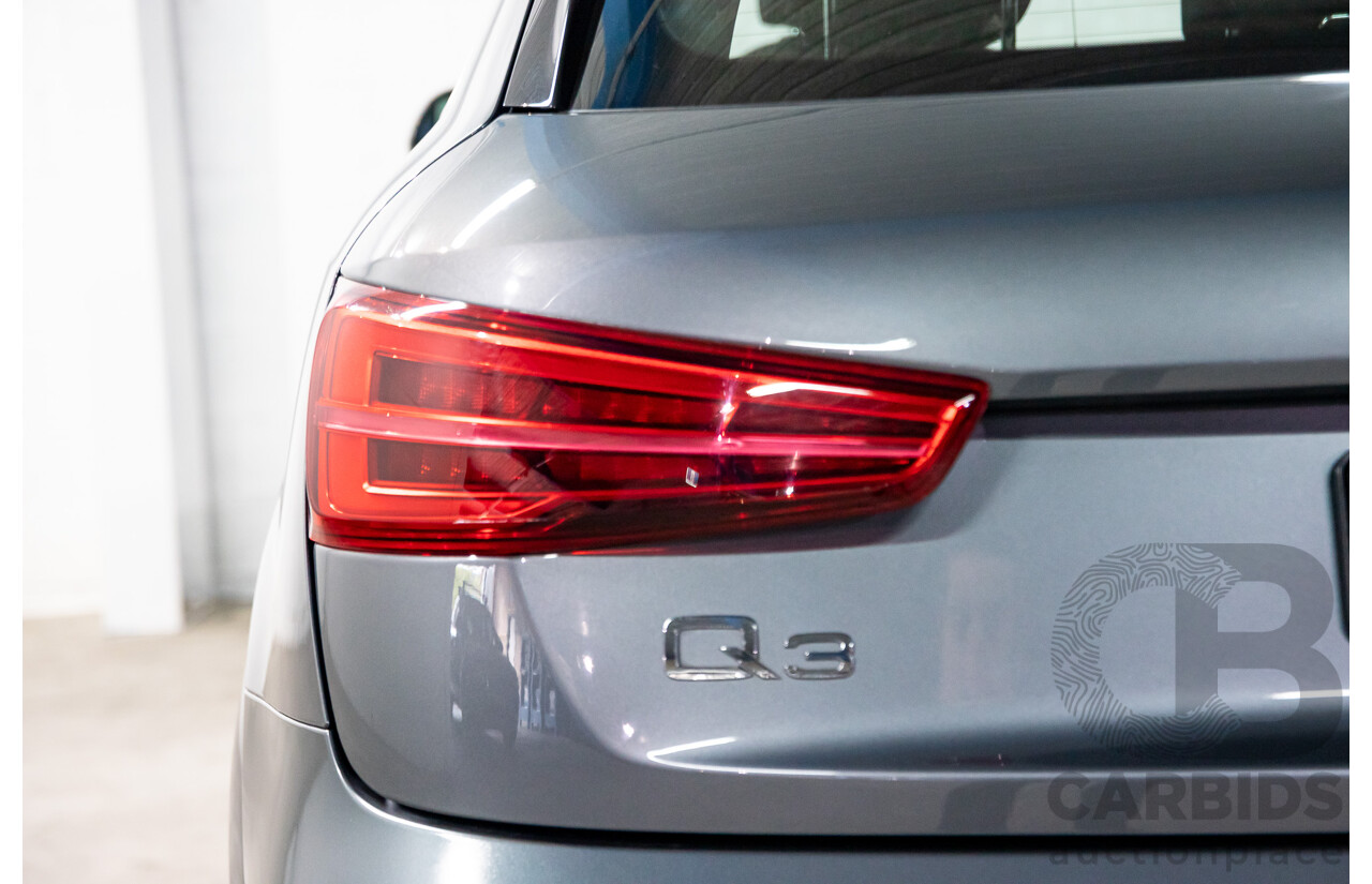01/2017 Audi Q3 2.0 TFSI Quattro Sport (132kW AWD) 8U MY17 4d Wagon Monsoon Grey Metallic Turbo 2.0L