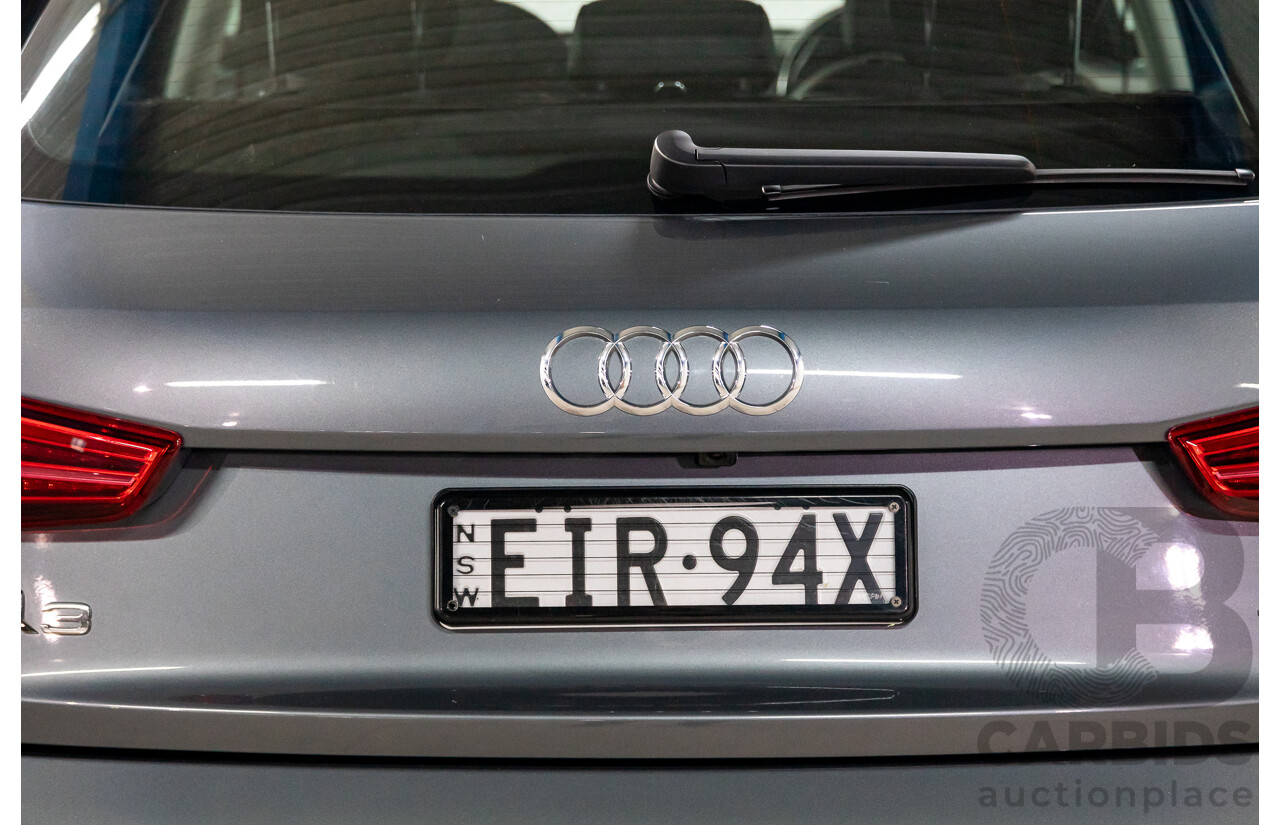 01/2017 Audi Q3 2.0 TFSI Quattro Sport (132kW AWD) 8U MY17 4d Wagon Monsoon Grey Metallic Turbo 2.0L