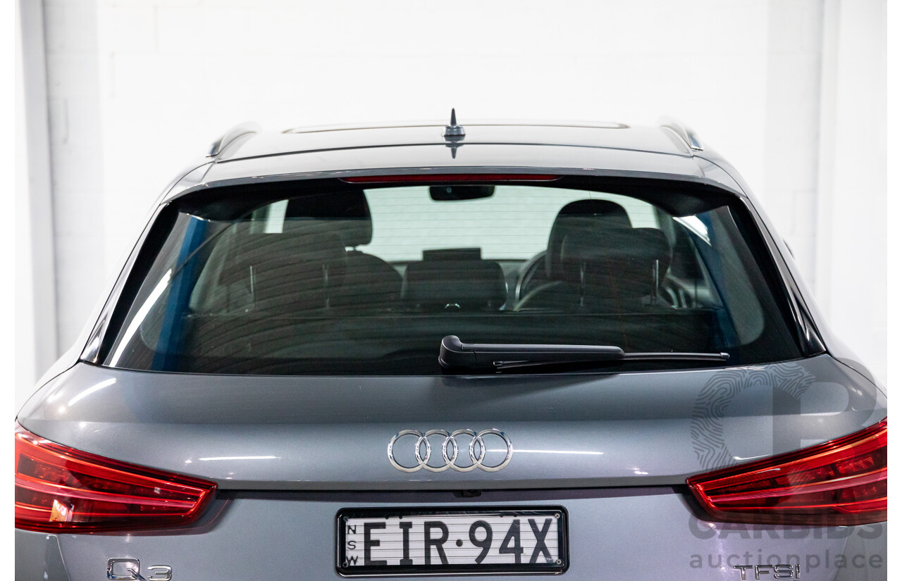 01/2017 Audi Q3 2.0 TFSI Quattro Sport (132kW AWD) 8U MY17 4d Wagon Monsoon Grey Metallic Turbo 2.0L