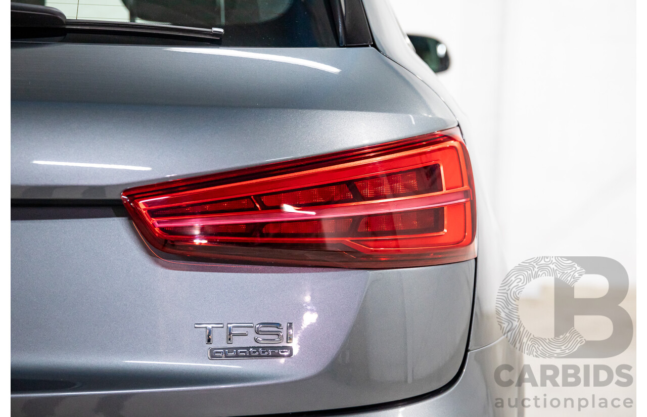 01/2017 Audi Q3 2.0 TFSI Quattro Sport (132kW AWD) 8U MY17 4d Wagon Monsoon Grey Metallic Turbo 2.0L