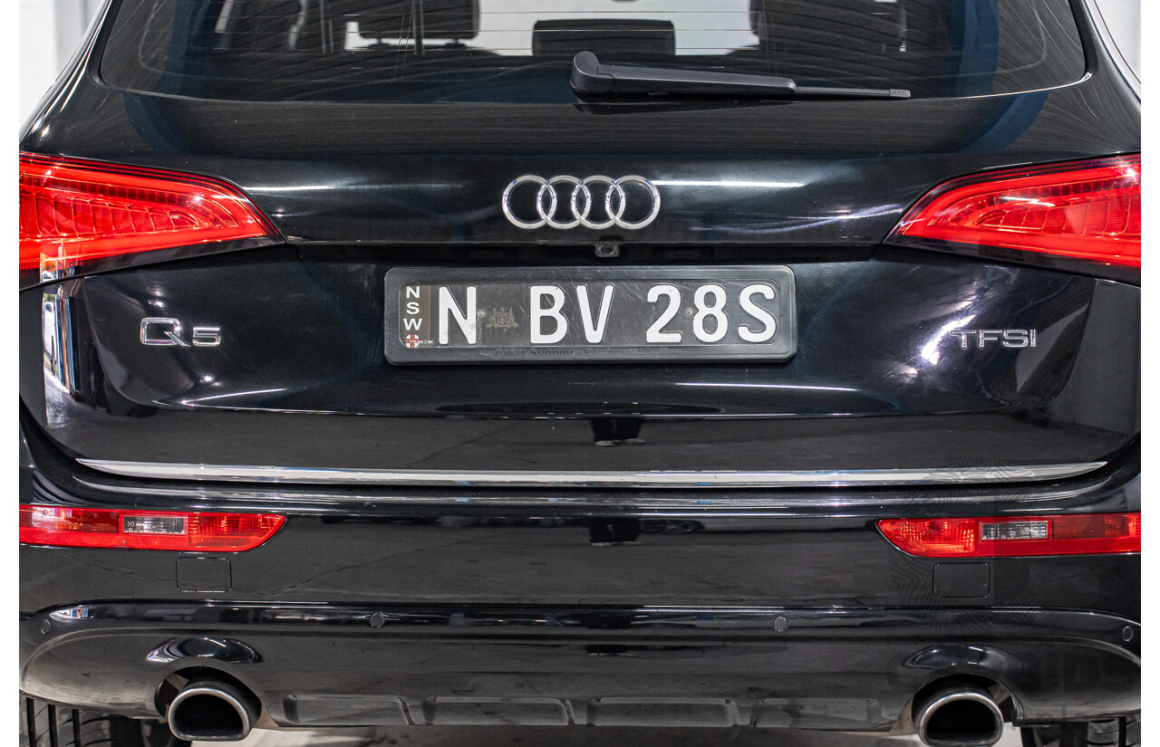 08/2016 Audi Q5 2.0 TDI Quattro (AWD) 8R MY17 4d Wagon Mythos Black Metallic Turbo Diesel 2.0L