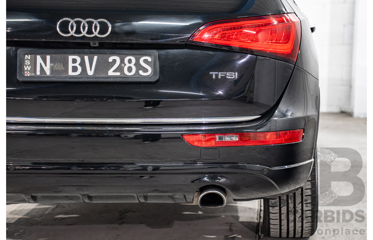 08/2016 Audi Q5 2.0 TDI Quattro (AWD) 8R MY17 4d Wagon Mythos Black Metallic Turbo Diesel 2.0L
