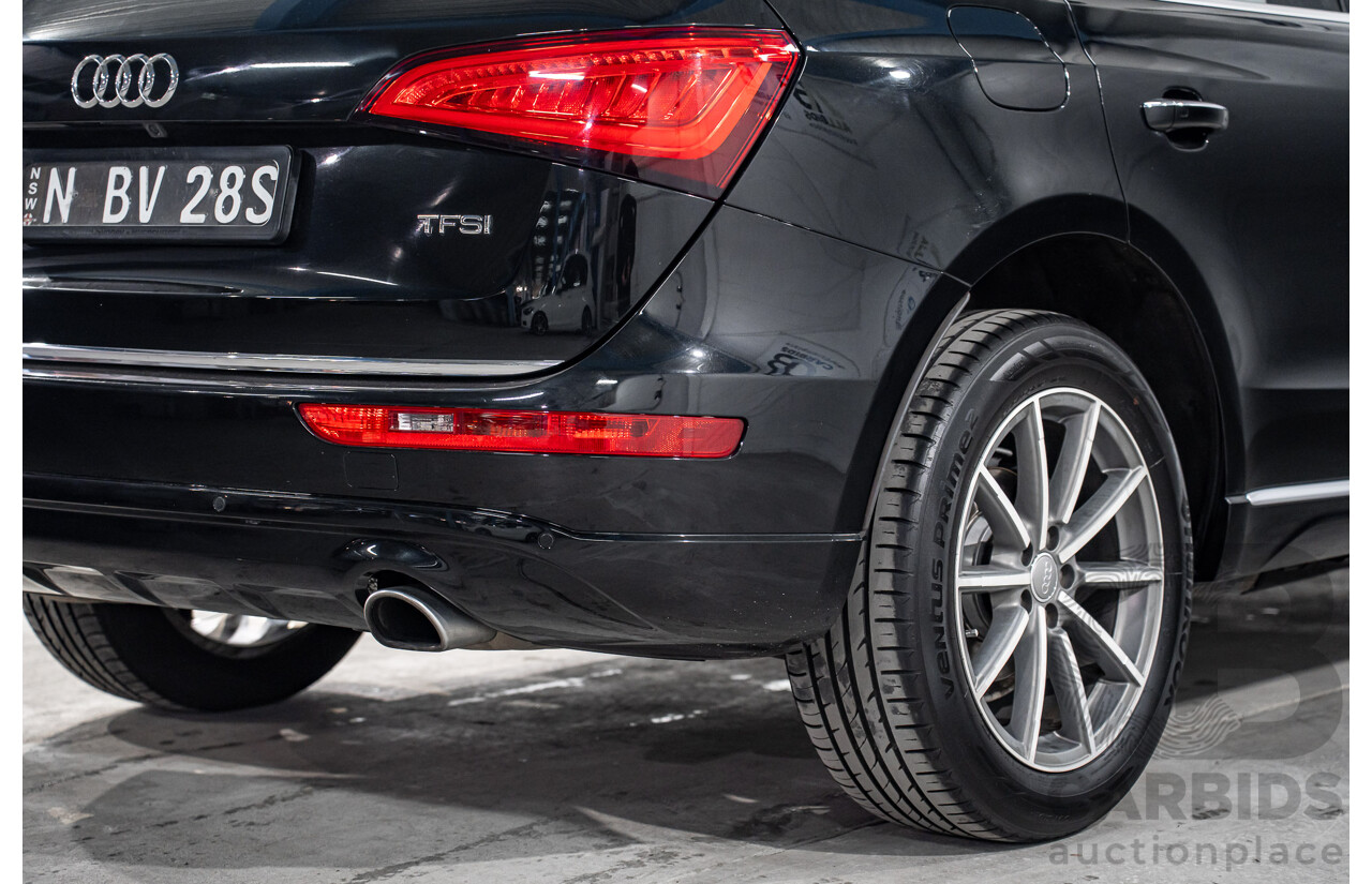 08/2016 Audi Q5 2.0 TDI Quattro (AWD) 8R MY17 4d Wagon Mythos Black Metallic Turbo Diesel 2.0L