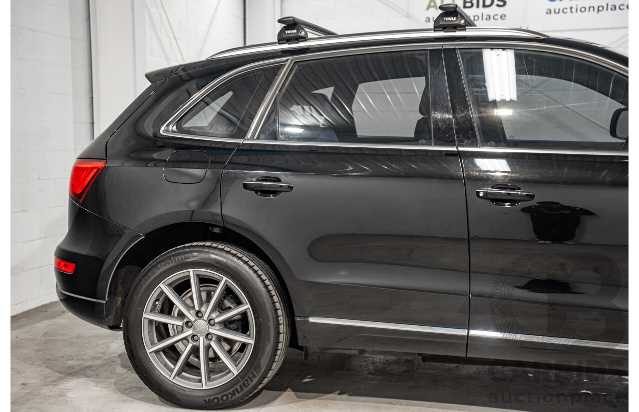 08/2016 Audi Q5 2.0 TDI Quattro (AWD) 8R MY17 4d Wagon Mythos Black Metallic Turbo Diesel 2.0L