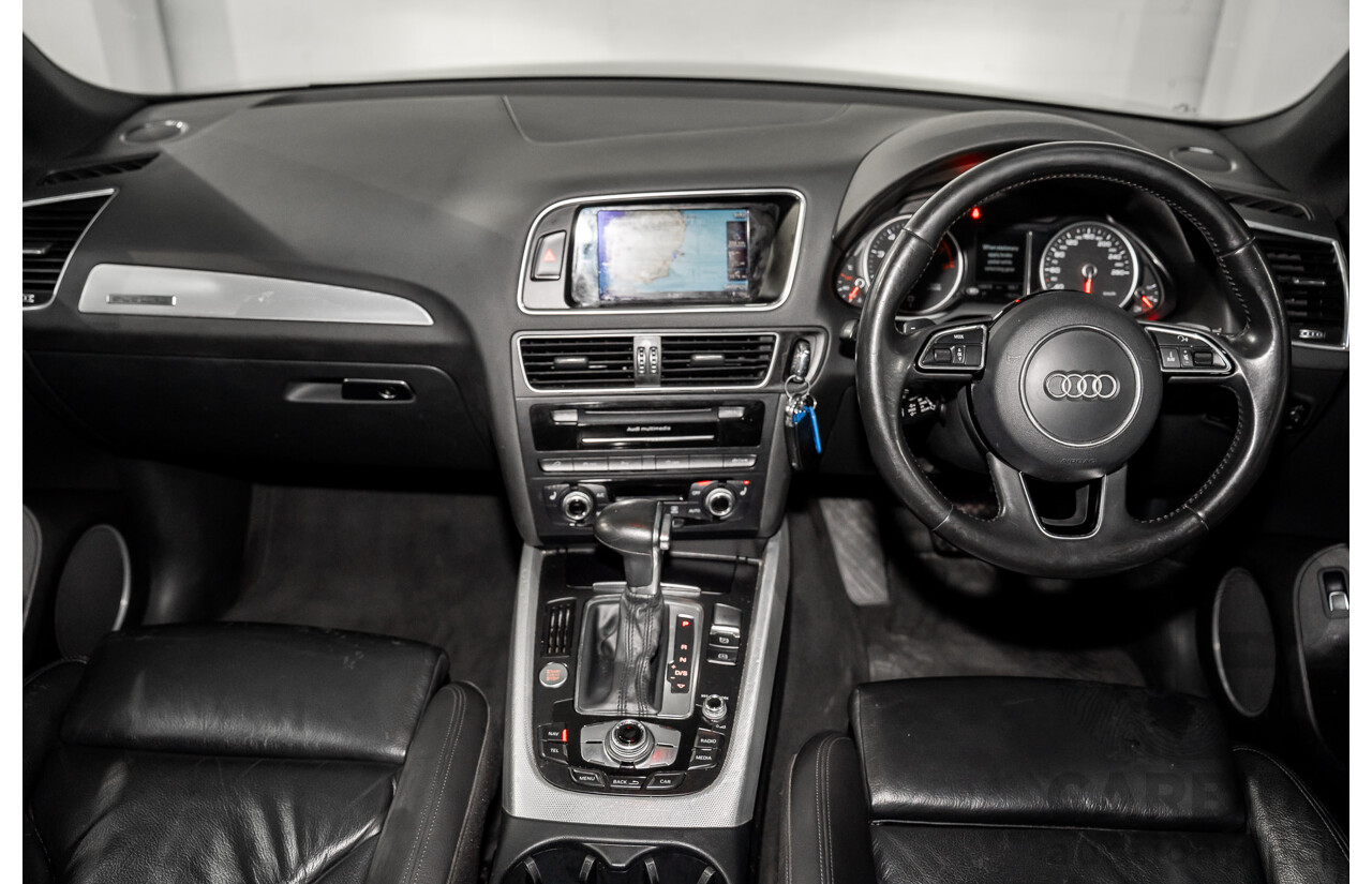 08/2016 Audi Q5 2.0 TDI Quattro (AWD) 8R MY17 4d Wagon Mythos Black Metallic Turbo Diesel 2.0L