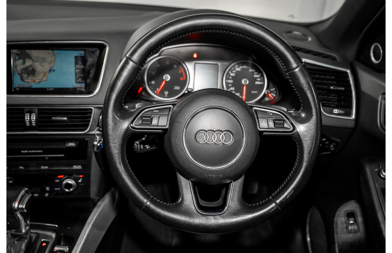 08/2016 Audi Q5 2.0 TDI Quattro (AWD) 8R MY17 4d Wagon Mythos Black Metallic Turbo Diesel 2.0L