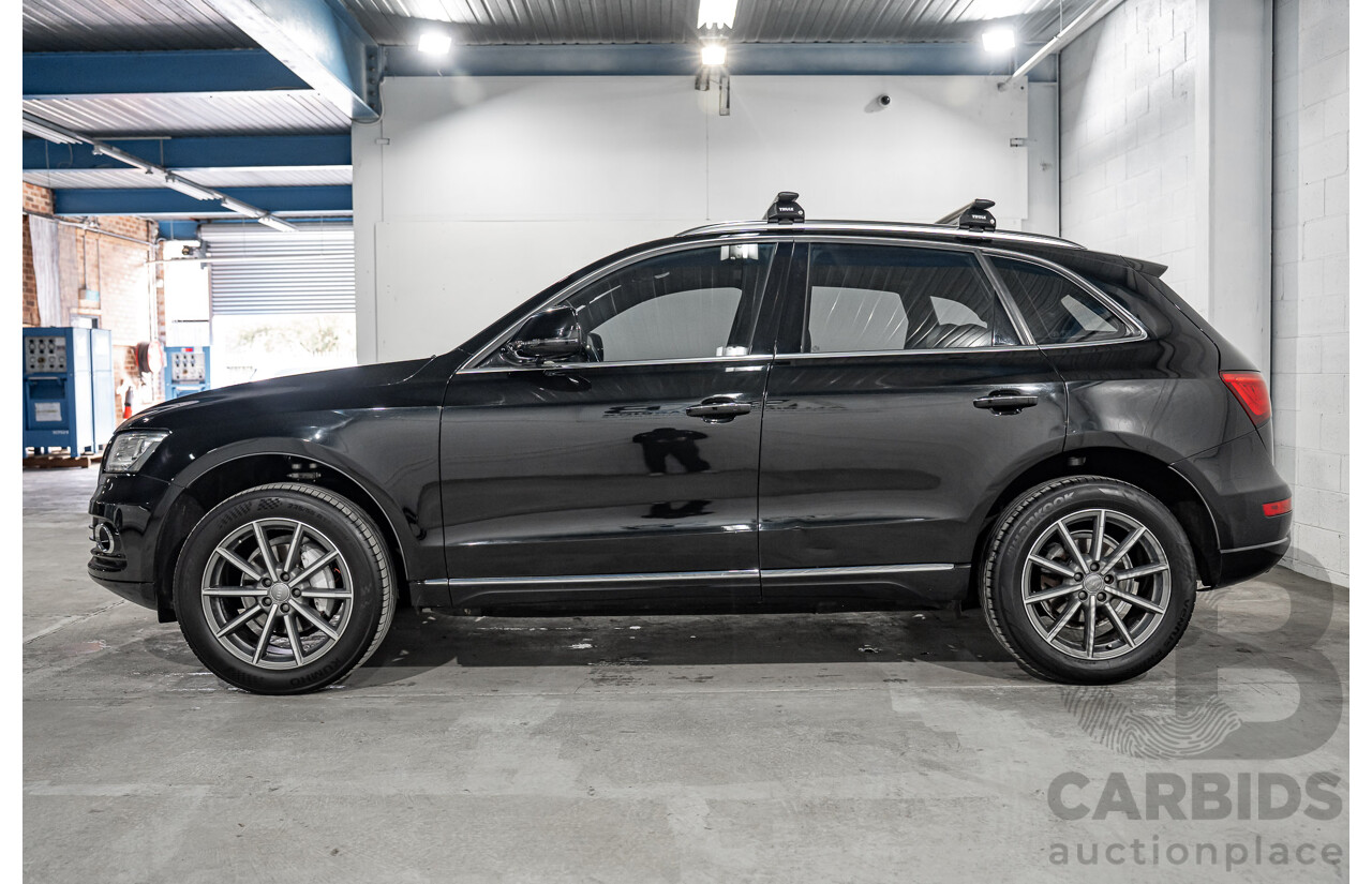 08/2016 Audi Q5 2.0 TDI Quattro (AWD) 8R MY17 4d Wagon Mythos Black Metallic Turbo Diesel 2.0L