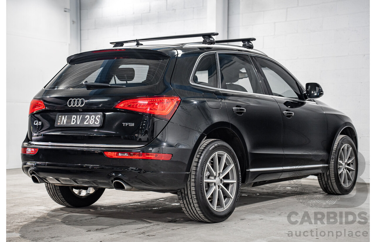 08/2016 Audi Q5 2.0 TDI Quattro (AWD) 8R MY17 4d Wagon Mythos Black Metallic Turbo Diesel 2.0L