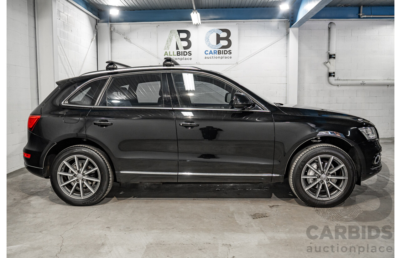 08/2016 Audi Q5 2.0 TDI Quattro (AWD) 8R MY17 4d Wagon Mythos Black Metallic Turbo Diesel 2.0L