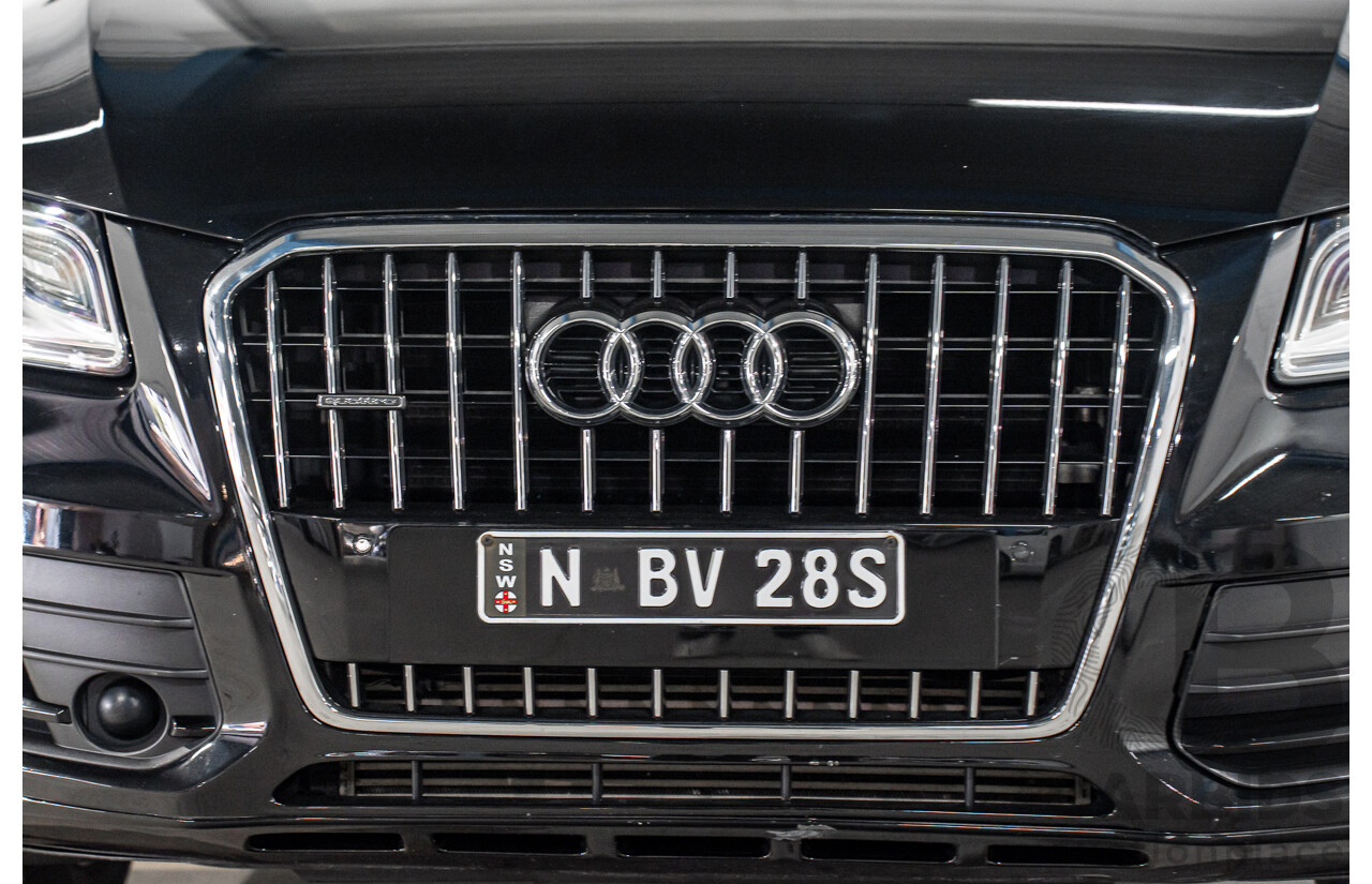 08/2016 Audi Q5 2.0 TDI Quattro (AWD) 8R MY17 4d Wagon Mythos Black Metallic Turbo Diesel 2.0L