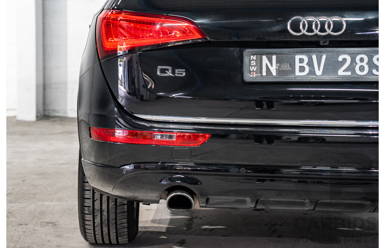 08/2016 Audi Q5 2.0 TDI Quattro (AWD) 8R MY17 4d Wagon Mythos Black Metallic Turbo Diesel 2.0L
