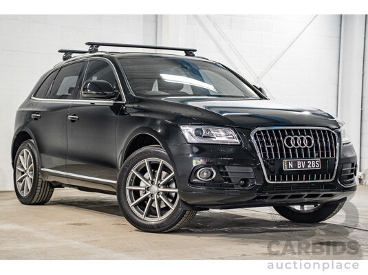 08/2016 Audi Q5 2.0 TDI Quattro (AWD) 8R MY17 4d Wagon Mythos Black Metallic Turbo Diesel 2.0L