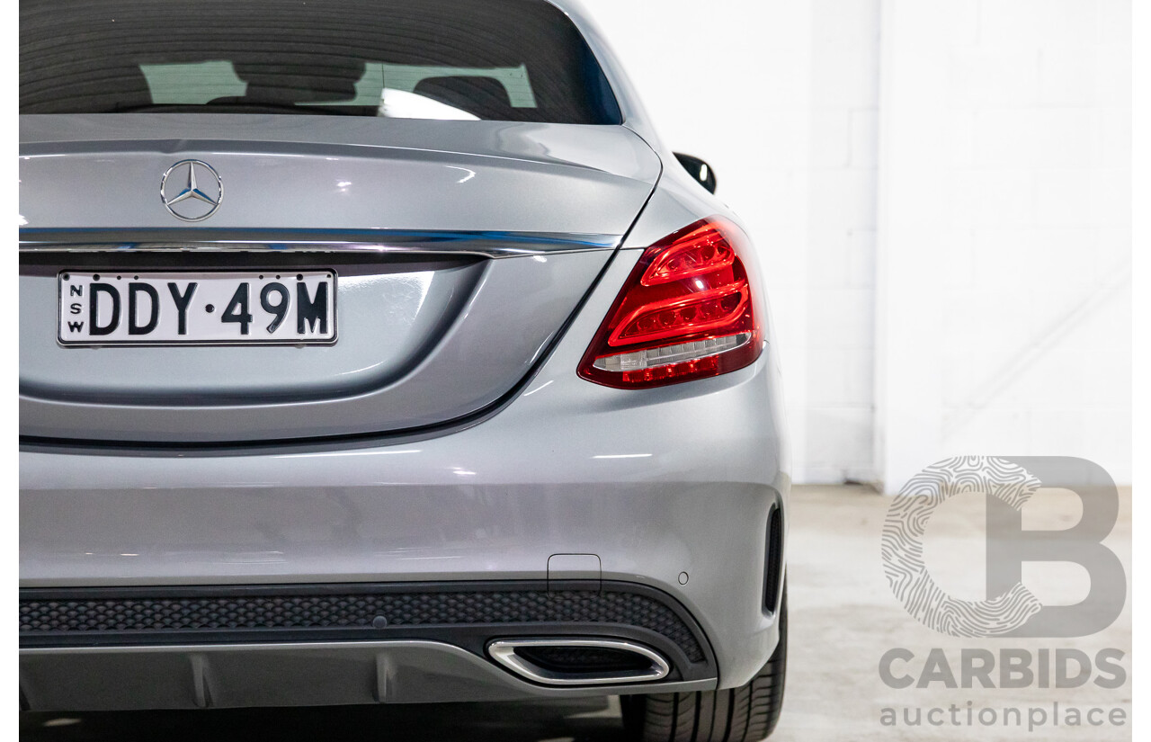 06/2016 Mercedes-Benz C250d AMG Line (RWD) 205 MY16 4d Sedan Selenite Grey Metallic Turbo Diesel 2.1L