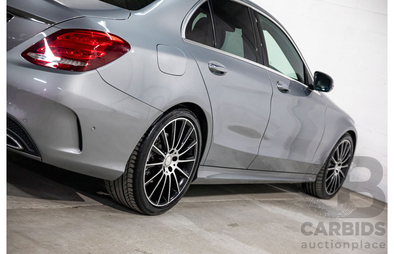 06/2016 Mercedes-Benz C250d AMG Line (RWD) 205 MY16 4d Sedan Selenite Grey Metallic Turbo Diesel 2.1L