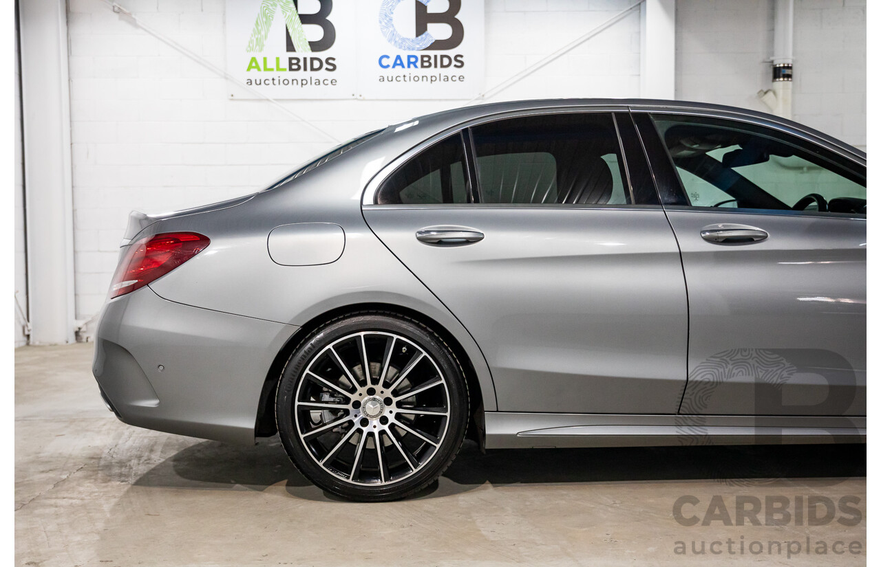 06/2016 Mercedes-Benz C250d AMG Line (RWD) 205 MY16 4d Sedan Selenite Grey Metallic Turbo Diesel 2.1L
