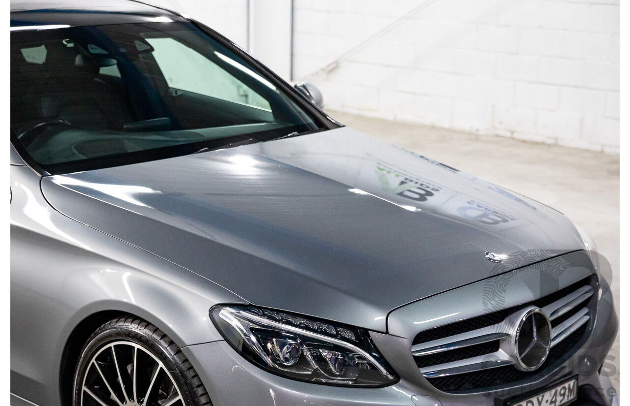 06/2016 Mercedes-Benz C250d AMG Line (RWD) 205 MY16 4d Sedan Selenite Grey Metallic Turbo Diesel 2.1L