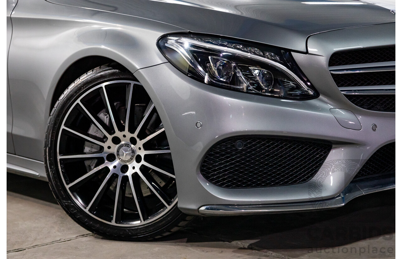 06/2016 Mercedes-Benz C250d AMG Line (RWD) 205 MY16 4d Sedan Selenite Grey Metallic Turbo Diesel 2.1L