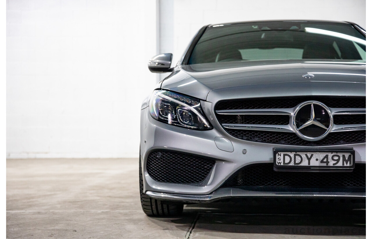 06/2016 Mercedes-Benz C250d AMG Line (RWD) 205 MY16 4d Sedan Selenite Grey Metallic Turbo Diesel 2.1L