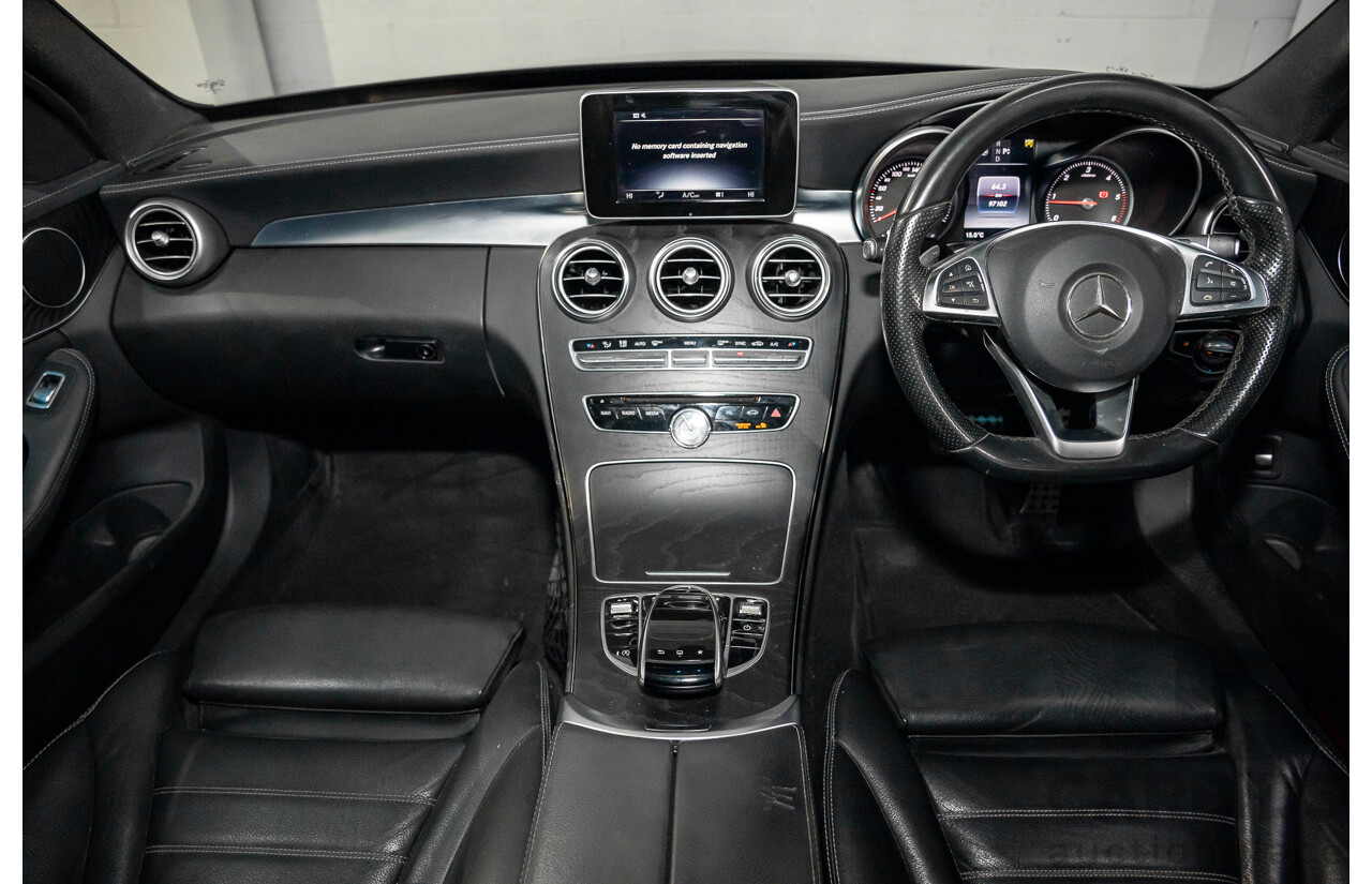 06/2016 Mercedes-Benz C250d AMG Line (RWD) 205 MY16 4d Sedan Selenite Grey Metallic Turbo Diesel 2.1L