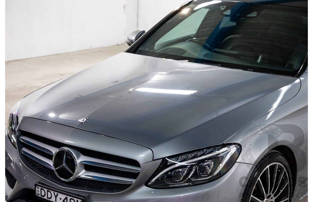 06/2016 Mercedes-Benz C250d AMG Line (RWD) 205 MY16 4d Sedan Selenite Grey Metallic Turbo Diesel 2.1L