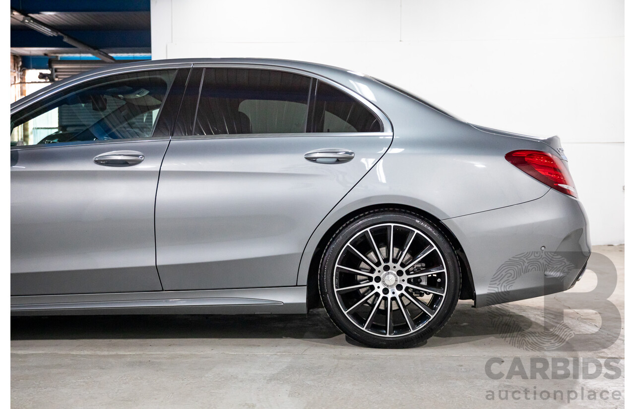06/2016 Mercedes-Benz C250d AMG Line (RWD) 205 MY16 4d Sedan Selenite Grey Metallic Turbo Diesel 2.1L
