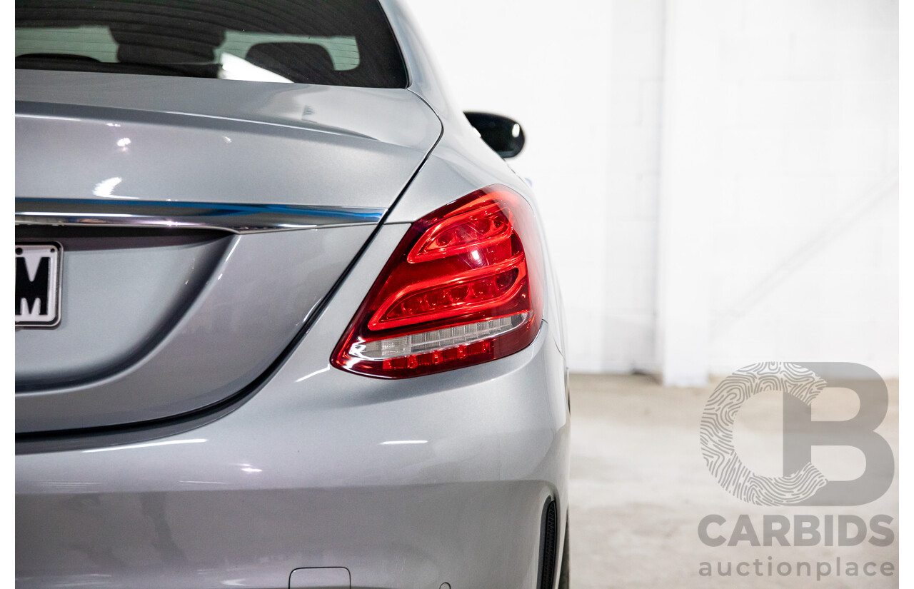 06/2016 Mercedes-Benz C250d AMG Line (RWD) 205 MY16 4d Sedan Selenite Grey Metallic Turbo Diesel 2.1L