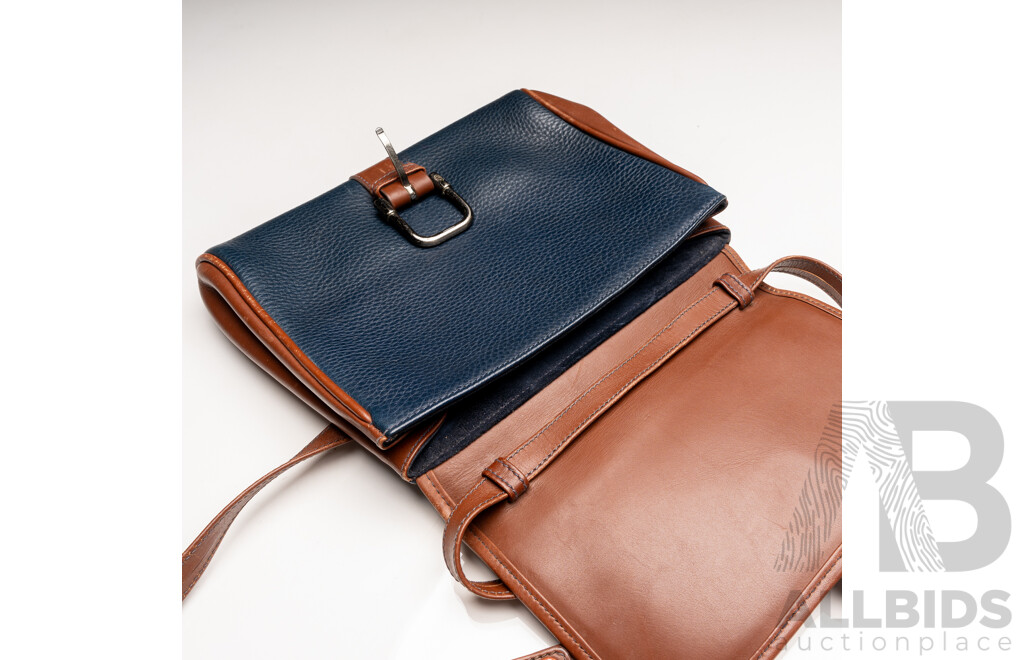 Gucci Vintage Pebble Leather Large Crossbody Drawstring Bag with Attached Handbag (1984)