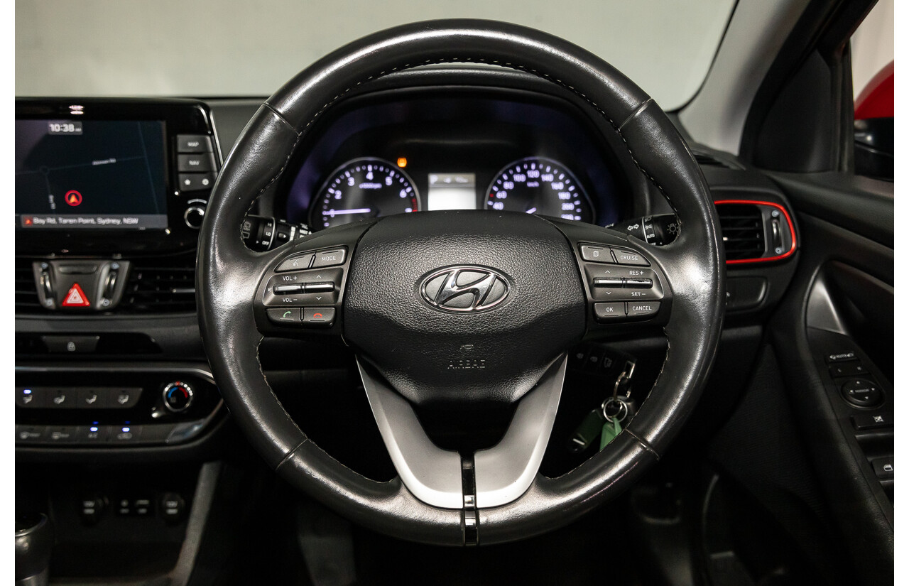 04/2020 Hyundai i30 Active (FWD) PD2 MY20 4d Hatchback Fiery Red Mica 2.0L
