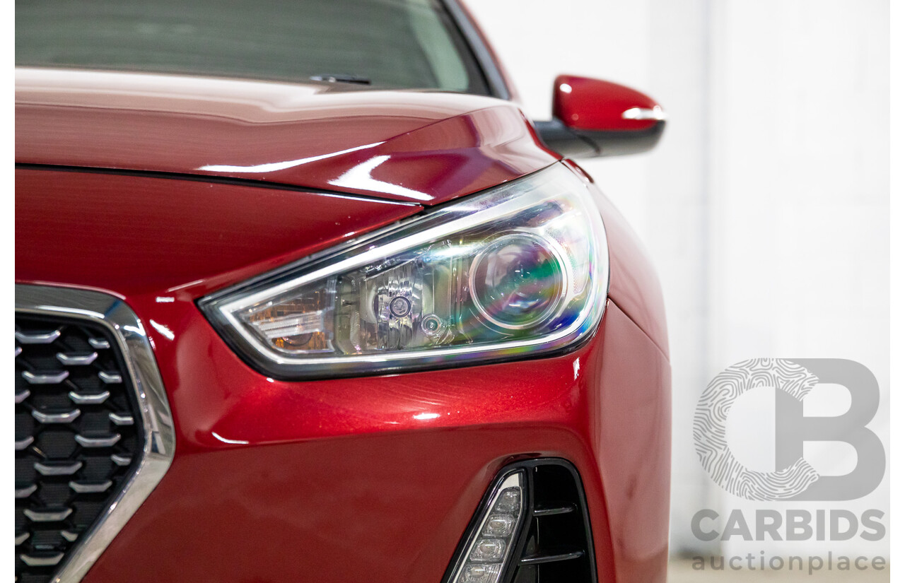 04/2020 Hyundai i30 Active (FWD) PD2 MY20 4d Hatchback Fiery Red Mica 2.0L