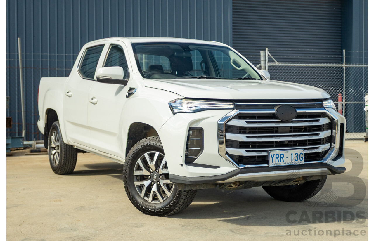 01/2022 LDV T60 MAX PRO (4x4) SK8C Double Cab Utility Blanc White Turbo Diesel 2.0L