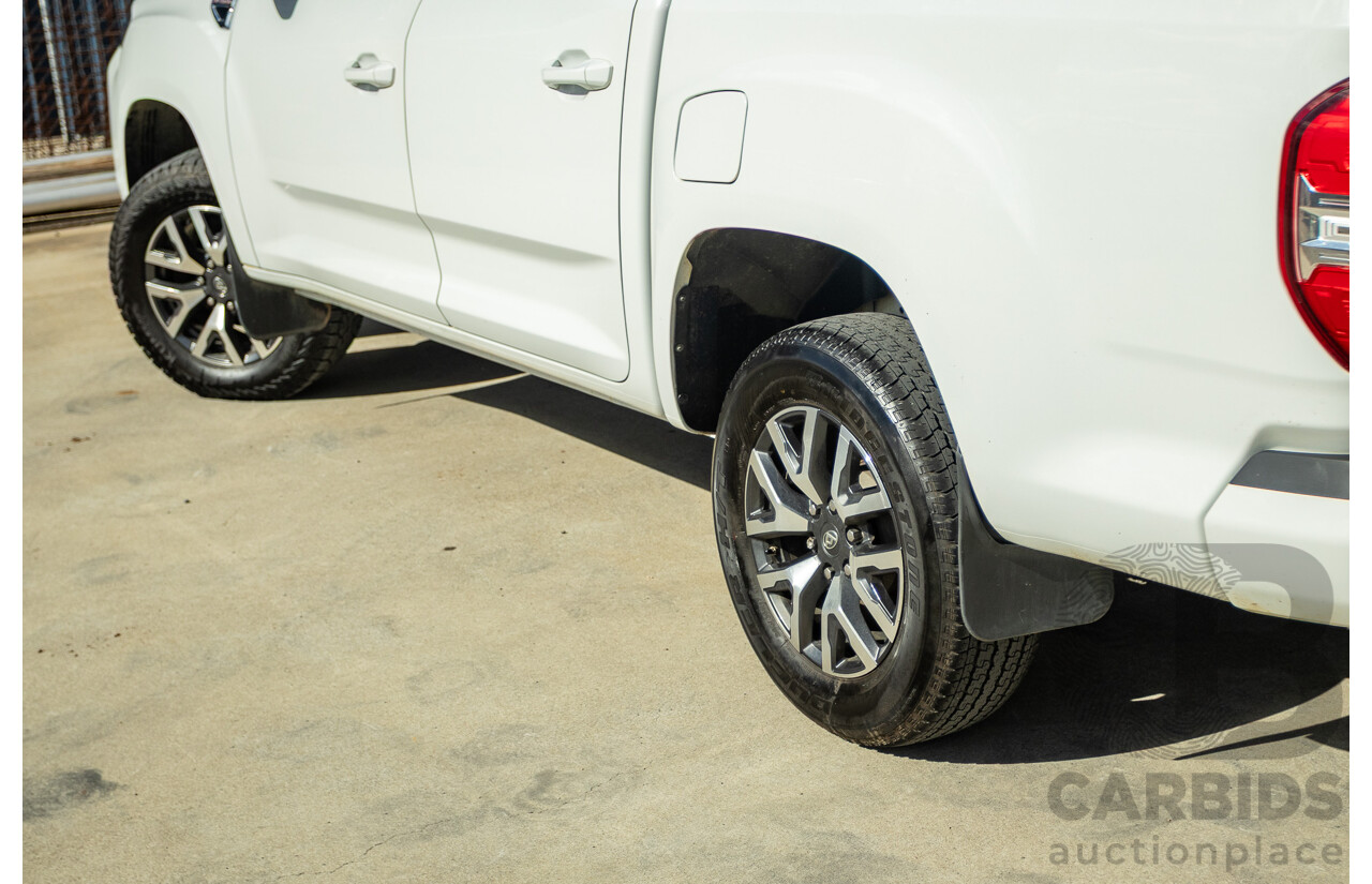 01/2022 LDV T60 MAX PRO (4x4) SK8C Double Cab Utility Blanc White Turbo Diesel 2.0L