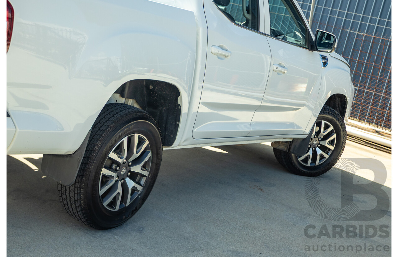 01/2022 LDV T60 MAX PRO (4x4) SK8C Double Cab Utility Blanc White Turbo Diesel 2.0L
