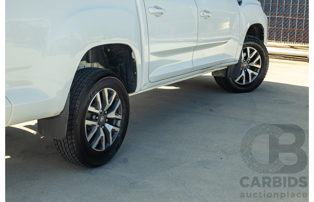 01/2022 LDV T60 MAX PRO (4x4) SK8C Double Cab Utility Blanc White Turbo Diesel 2.0L