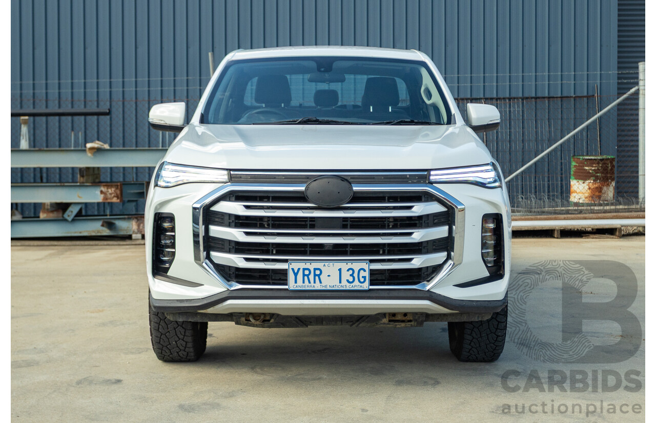 01/2022 LDV T60 MAX PRO (4x4) SK8C Double Cab Utility Blanc White Turbo Diesel 2.0L