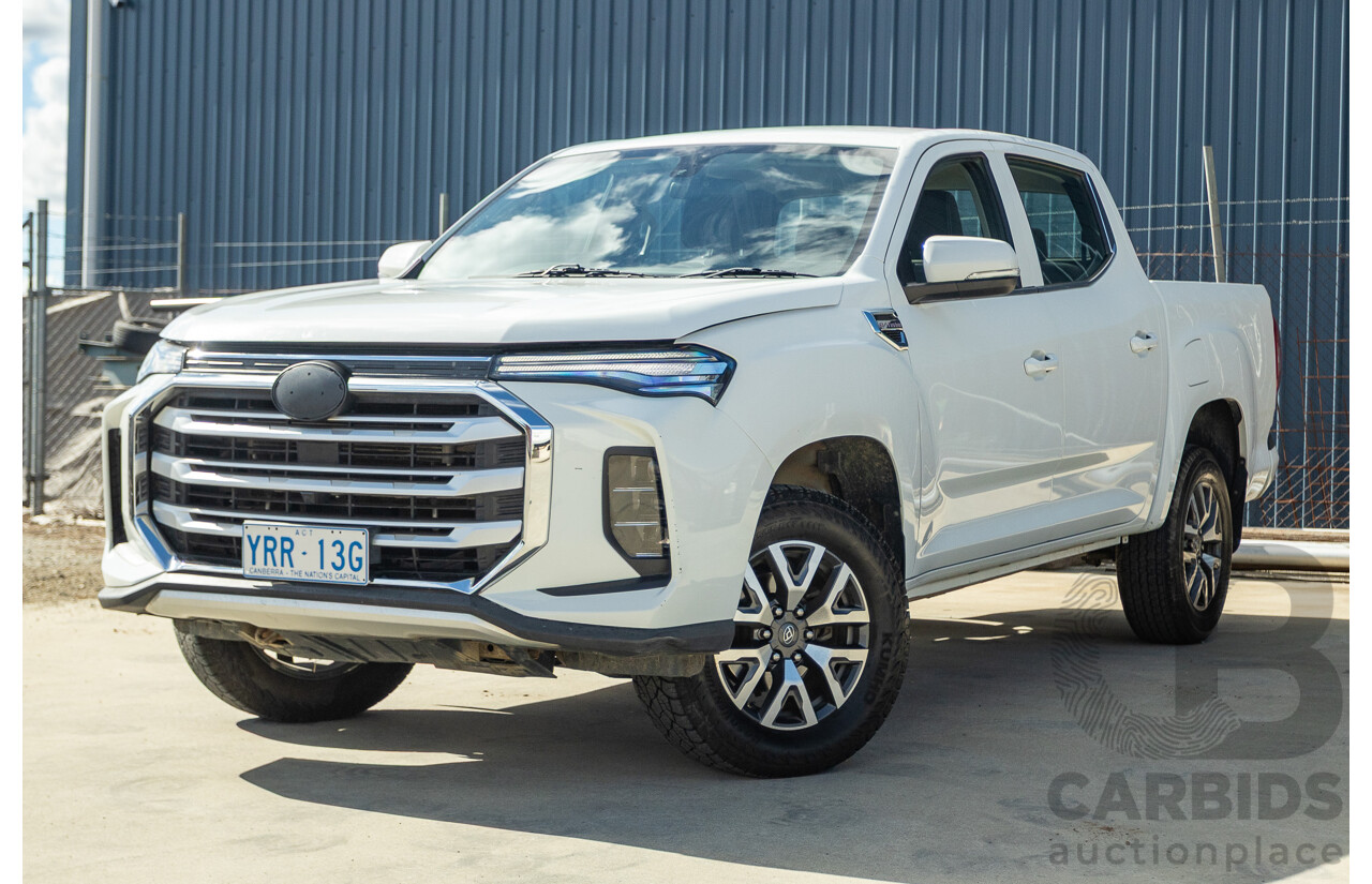 01/2022 LDV T60 MAX PRO (4x4) SK8C Double Cab Utility Blanc White Turbo Diesel 2.0L