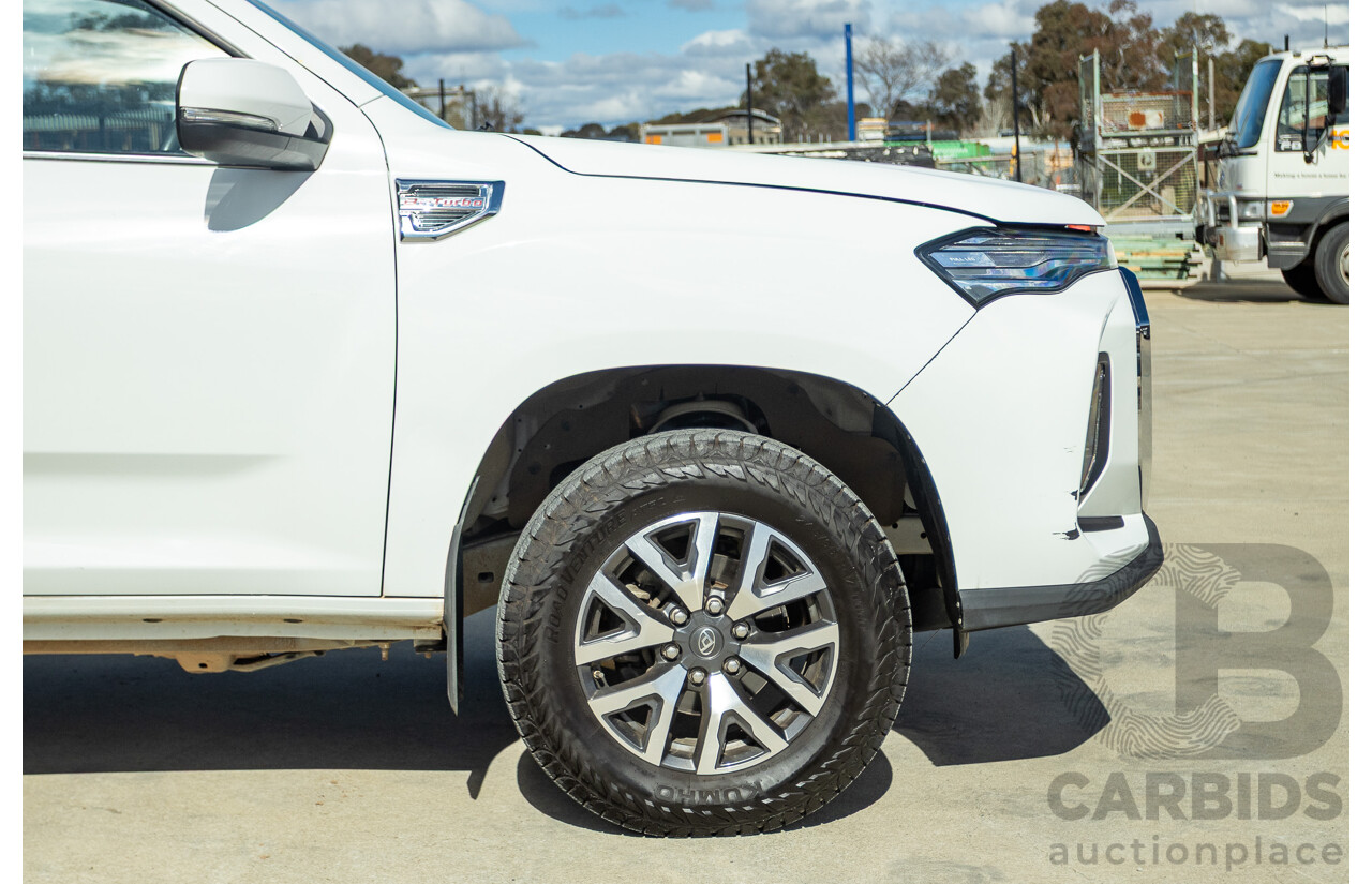 01/2022 LDV T60 MAX PRO (4x4) SK8C Double Cab Utility Blanc White Turbo Diesel 2.0L