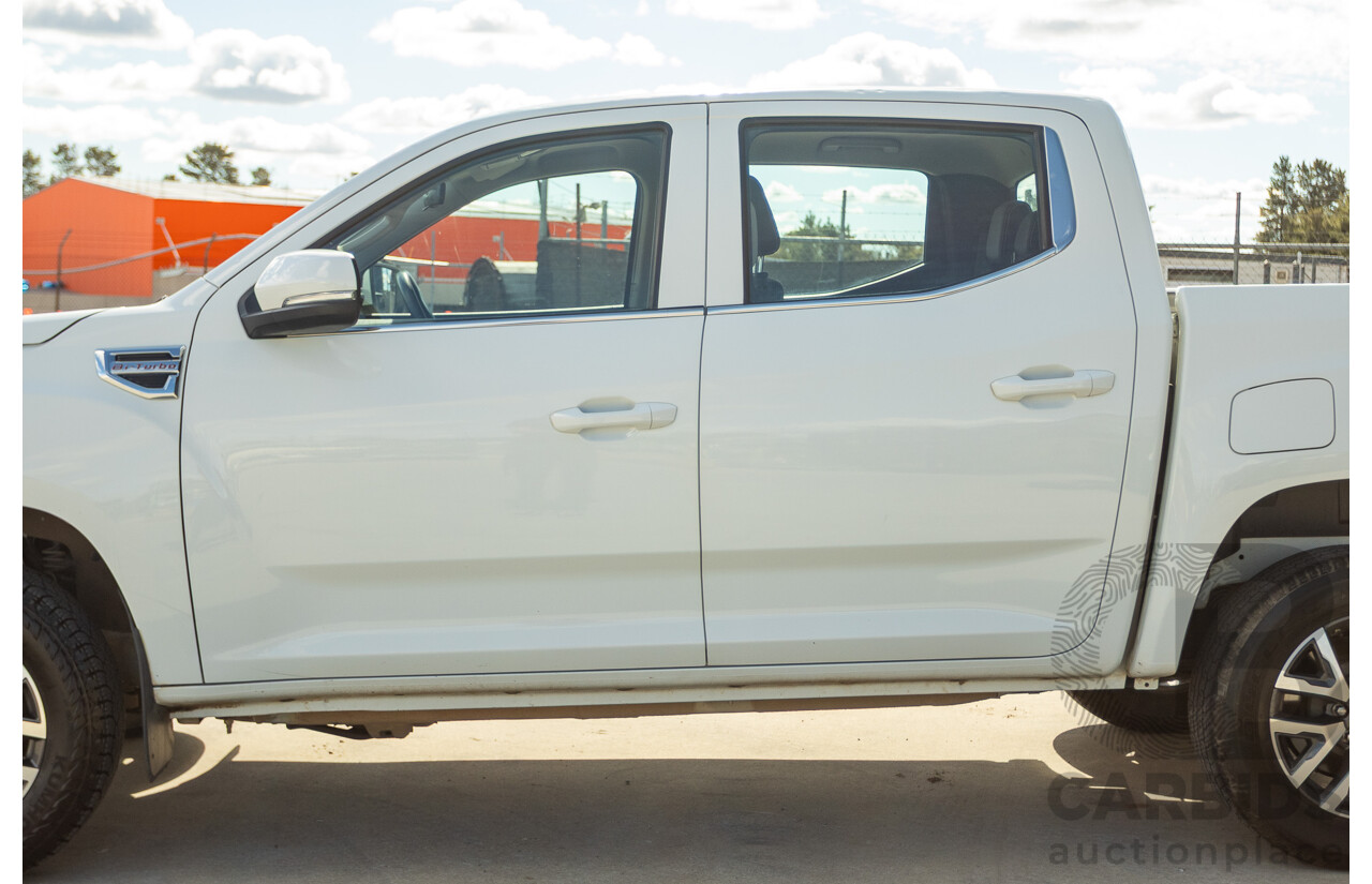 01/2022 LDV T60 MAX PRO (4x4) SK8C Double Cab Utility Blanc White Turbo Diesel 2.0L